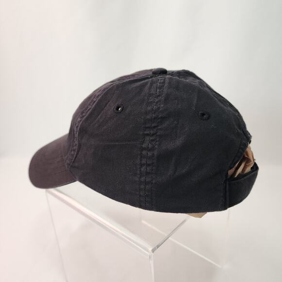 Alo Yoga Hat Hook & Loop Back One Size Black Embroidered Athletic Casual - Picture 5 of 7